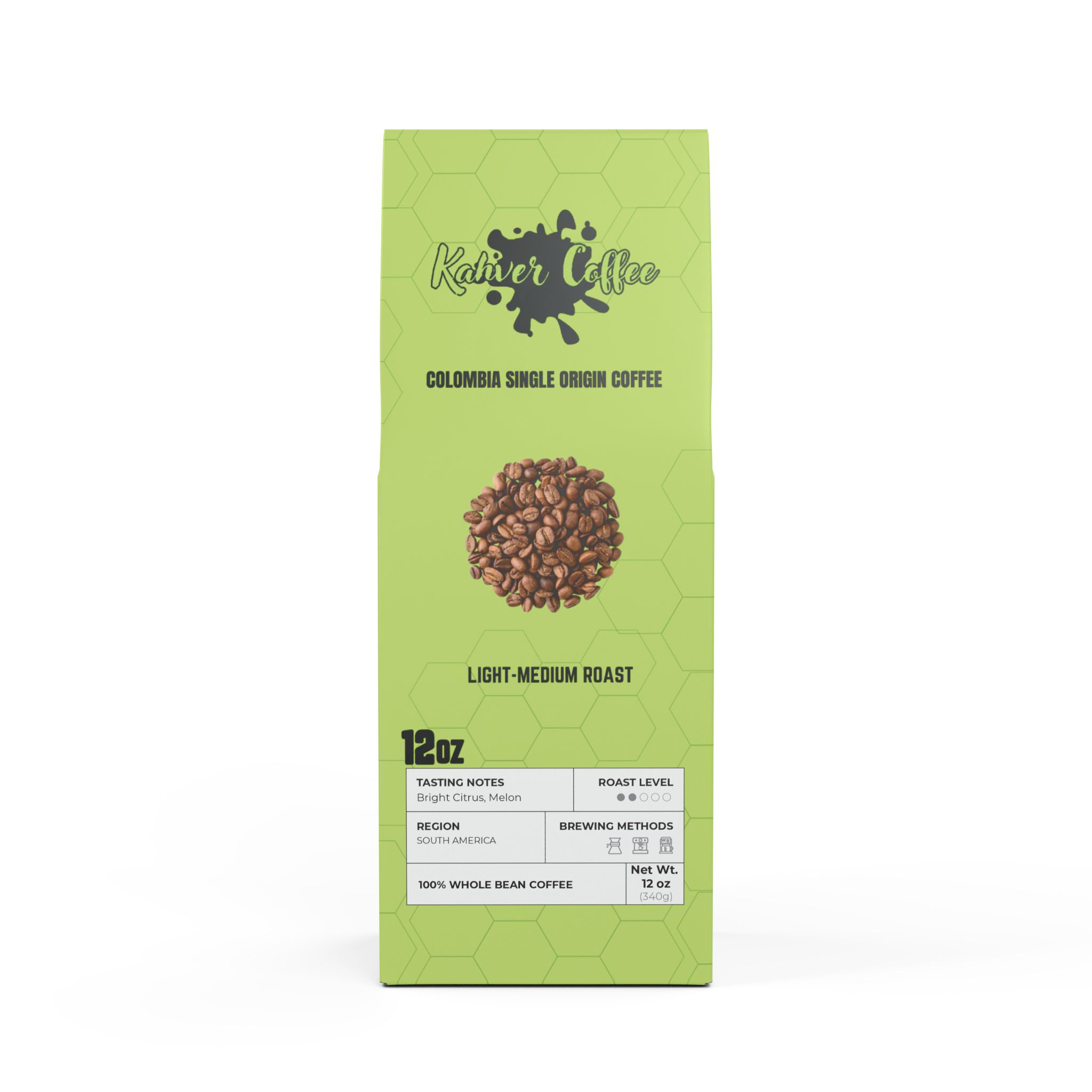 Colombia Single Origin Coffee (Light-Medium Roast)